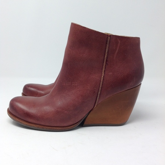 Kork-Ease Natalya Full Grain Leather Wedge Boots - Picture 3 of 9